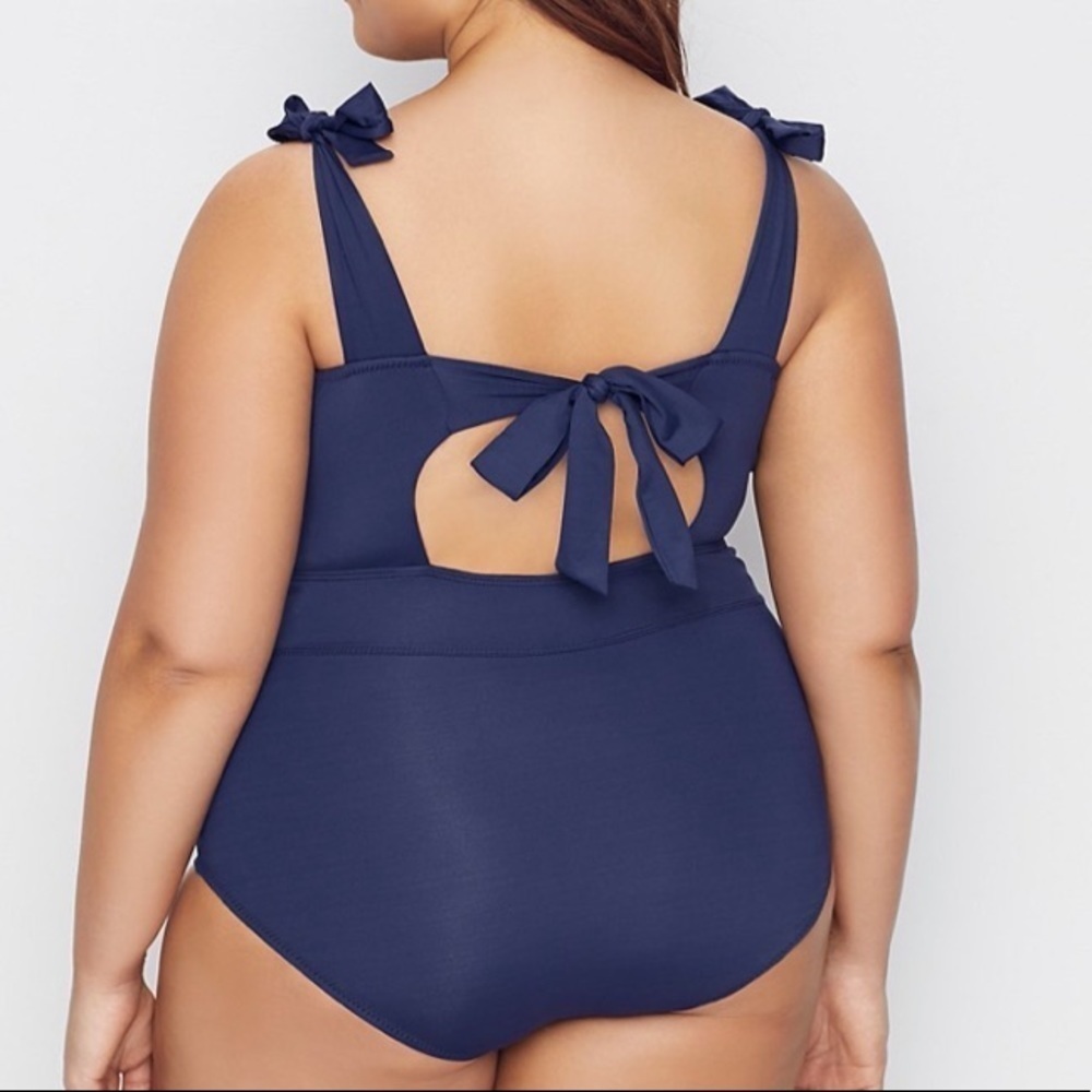 Becca Navy Color Code One Piece Swimsuit - Picture 3 of 10
